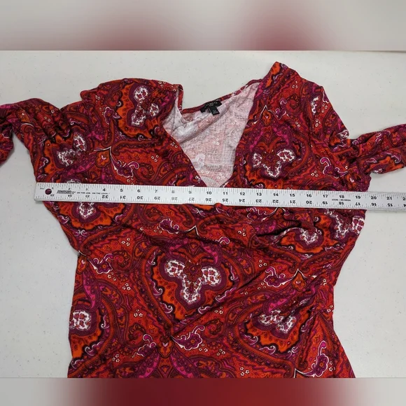 Talbots Wrap Top PL LP Classic #1010 - Picture 5 of 7